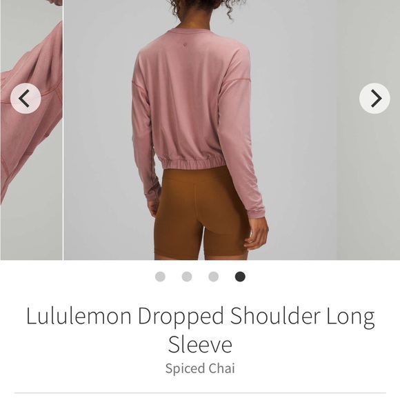 Lululemon naturally breathable sweat-wicking fluid drape spiced chai NWOT - Picture 10 of 10
